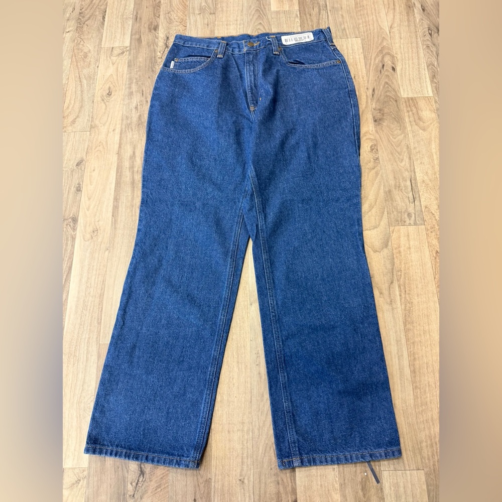 Carhartt‎ NWT Blue Denim Jeans Straight Fit Workwear 32x28